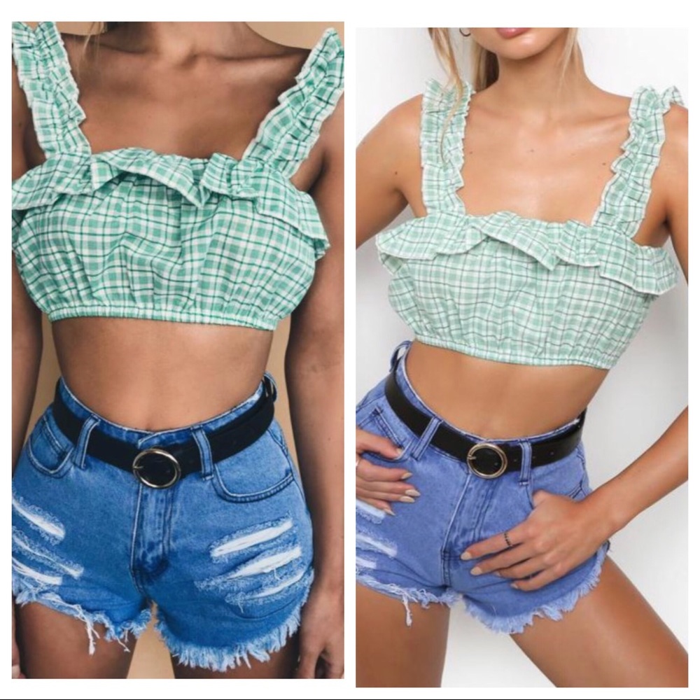Ruffle Crop Top